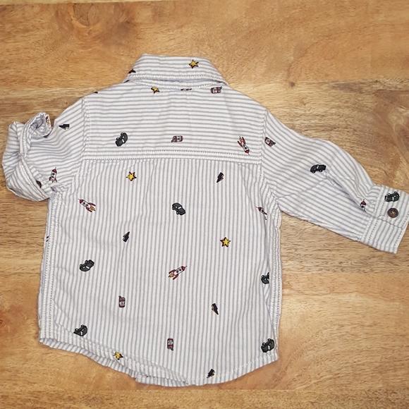 Last Chance! Carter's Baby Button Up & Pants Set - Picture 4 of 7